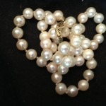 Pearls are always classic.