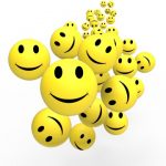 Smileys Show Happy Positive Faces